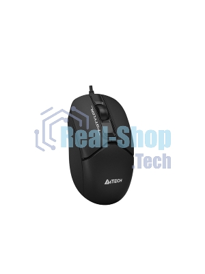 Мышь проводная A4Tech Fstyler FM12 черный, 1000 dpi, USB Type-A, кнопки - 3