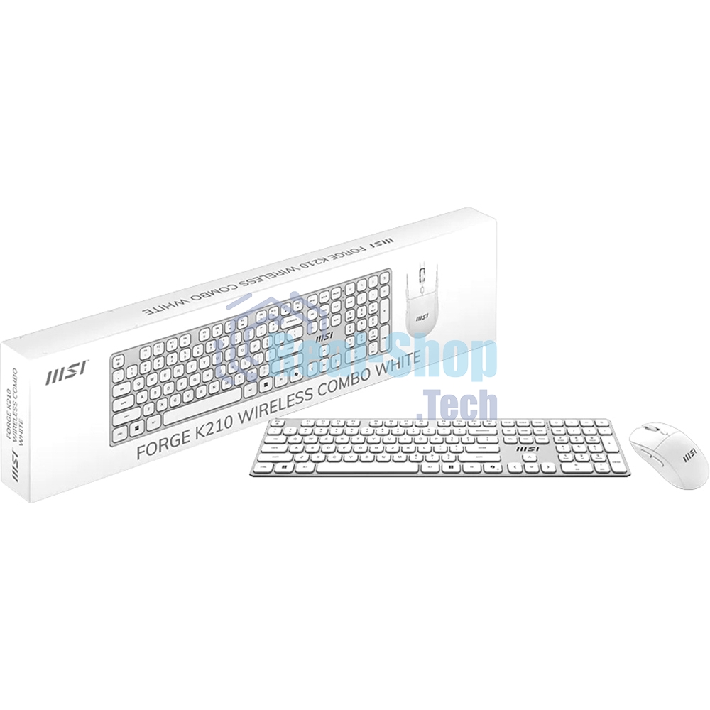 Комплект клавиатура и мышь MSI FORGE K210 W COMBO WHITE RU