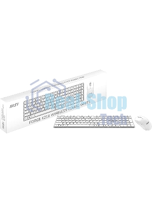 Комплект клавиатура и мышь MSI FORGE K210 W COMBO WHITE RU