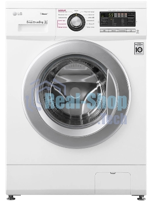 Стиральная машина LG F12M7NDS1 белый, загрузка фронтальная 6 кг, 1200 об/мин, класс A