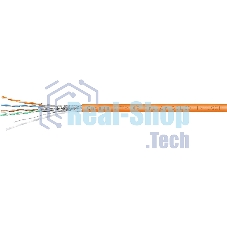 Кабель витая пара FTP 6а кат. 4 пары Cabeus SFTP-4P-Cat.6a-SOLID-IN-LSZH