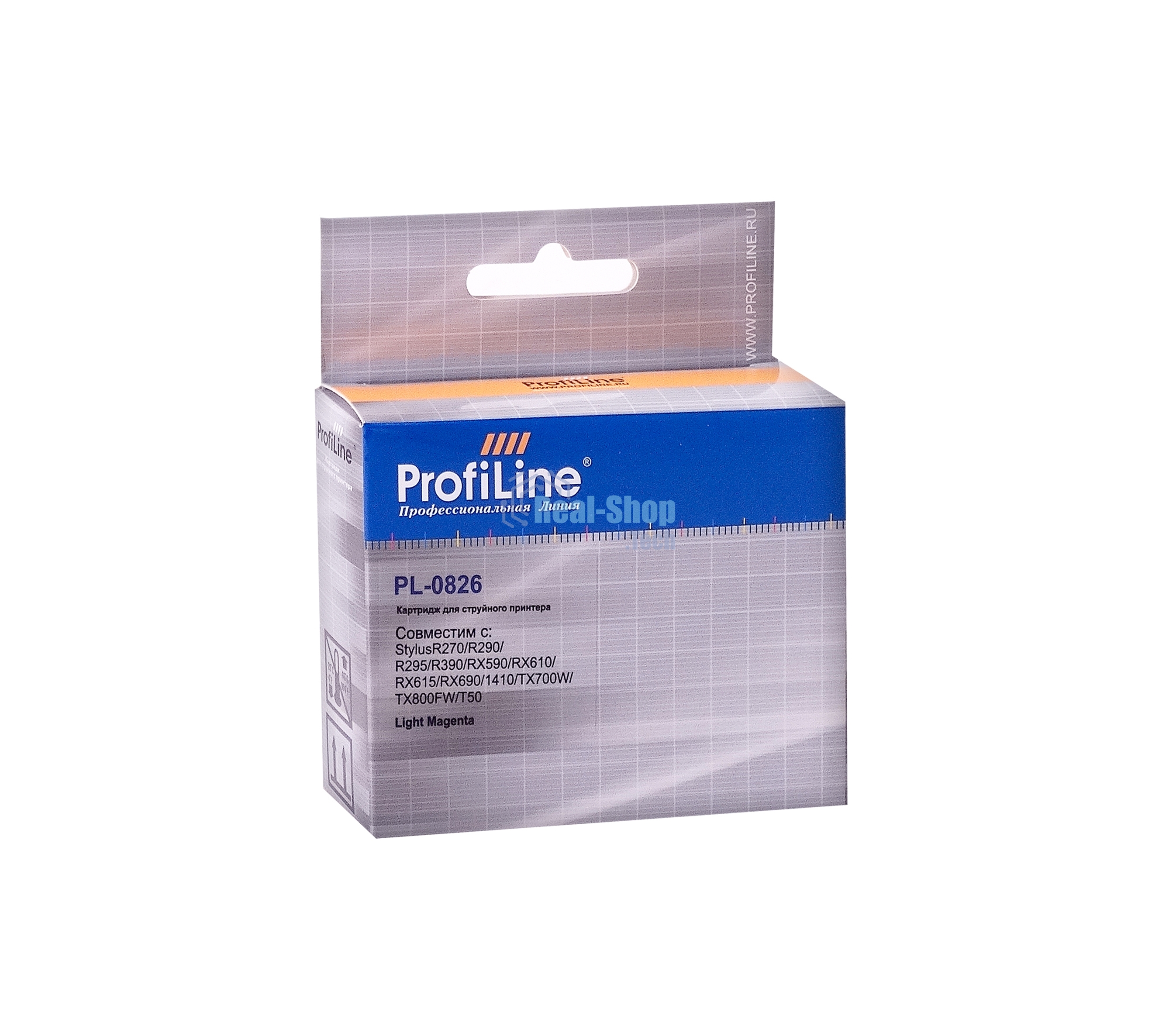 Картридж струйный ProfiLine PL-0826 для Epson StylusR270/R290/R295/R390/RX590/RX610/RX615/RX690/1410/TX700W/TX800FW/T50 Light Magenta водн
