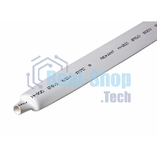 Термоусаживаемая трубка Rexant 15,0/7,5 мм, белая, упаковка 50 шт. по 1 м