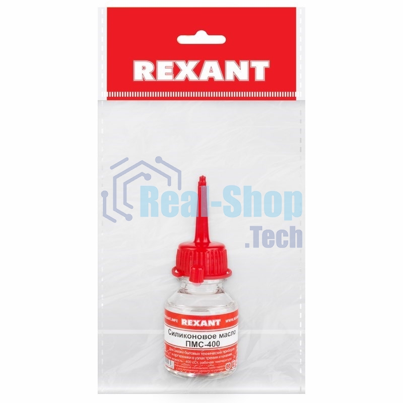 Силиконовое масло Rexant, ПМС-400, 15 мл, носик, (Полиметилсилоксан)