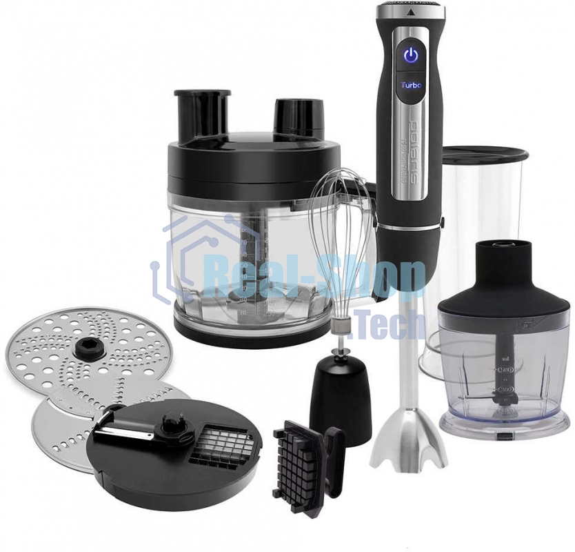 Блендер Polaris PHB 1589AL CUBE черный погружной 1500Вт