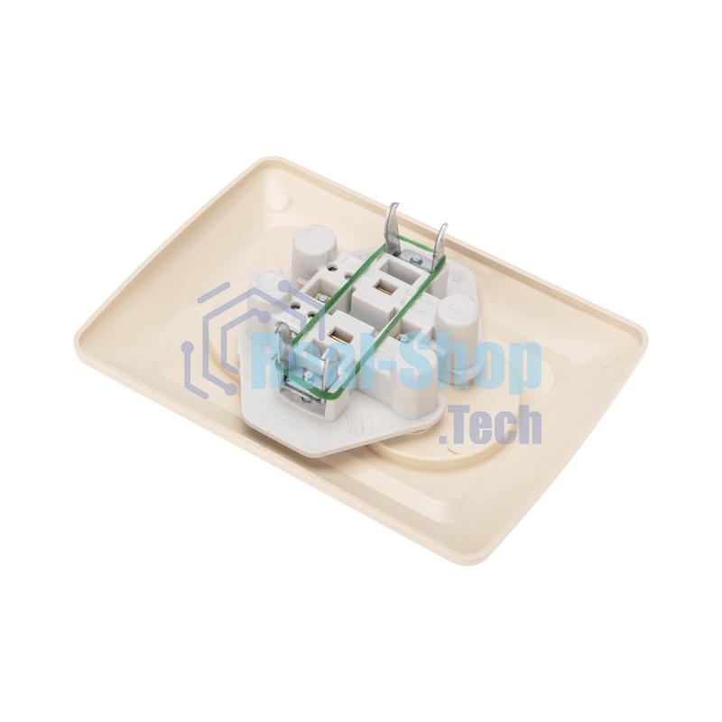 Розетка Kranz 2-ая DEA б/з с/у 10А бежевый (1/10/120)