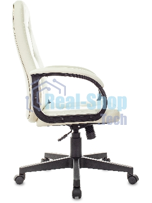 Кресло Бюрократ CH 002 OR-10 слоновая кость, экокожа