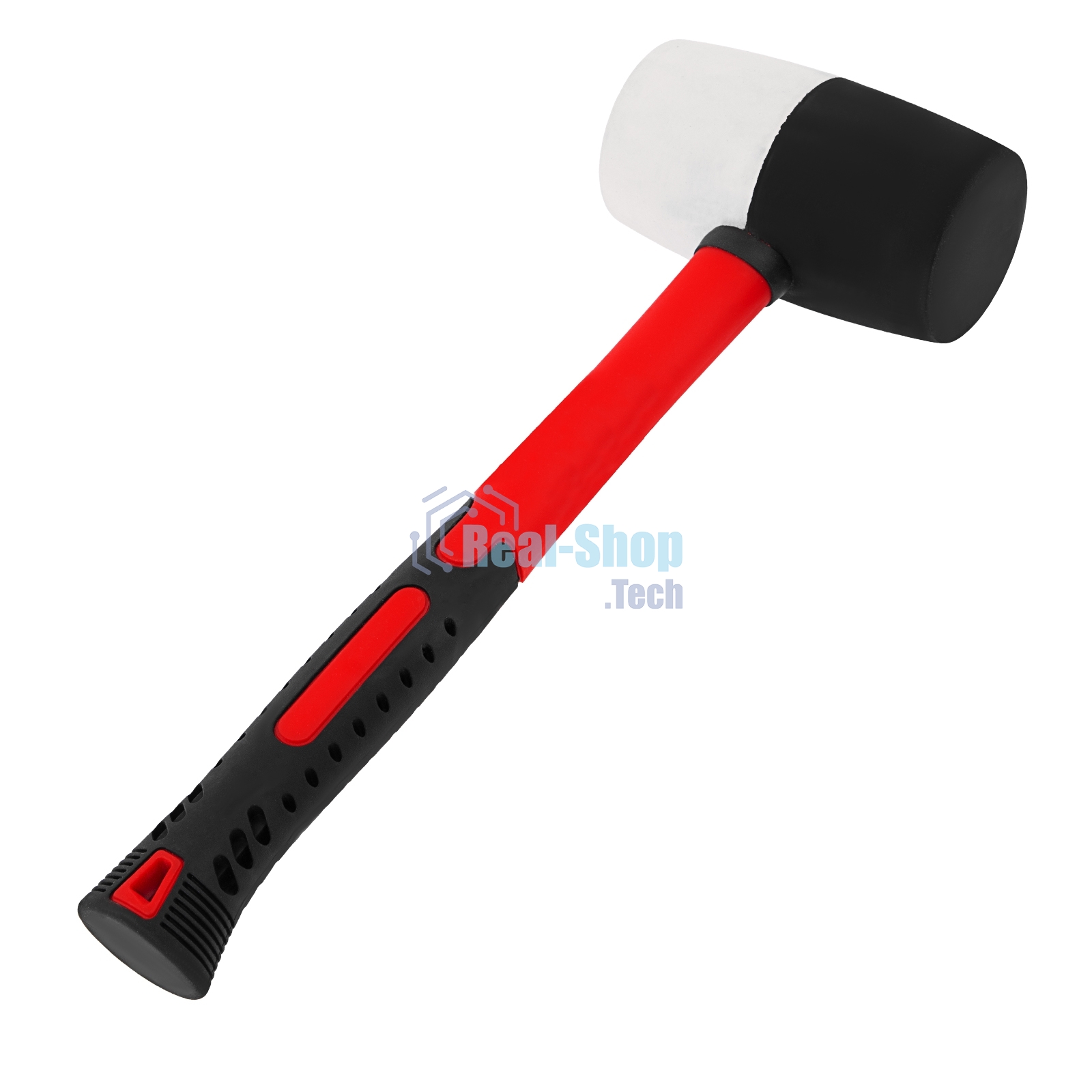 Киянка резиновая Matrix, 910 г, черно-белая резина, фибергласовая рукоятка