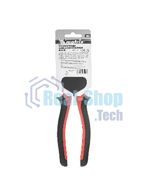 Плоскогубцы Matrix черный Nickel, 200 мм, комбинированные, двухкомпонентные рукоятки