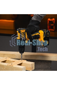 Дрель-шуруповерт аккумуляторная Denzel BLDL-IB-18-0, 18В, Без АКБ и ЗУ