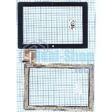 Сенсорное стекло (тачскрин) FPC-FC101J185-01, черное