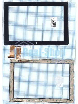 Сенсорное стекло (тачскрин) FPC-FC101J185-01, черное