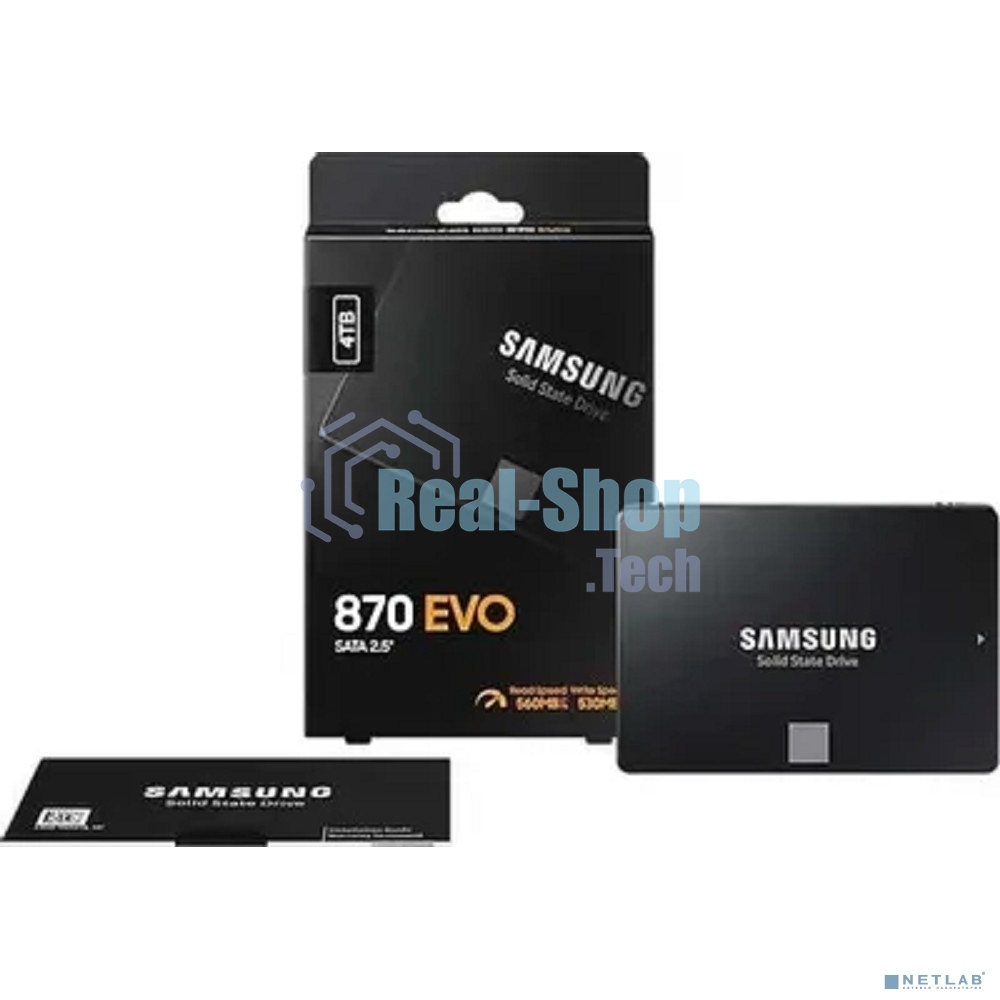 Накопитель SSD Samsung 4Tb 870 EVO, V-NAND, 2.5