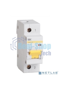 Выключатель автоматический модульный 1п C 63А 10кА ВА47-100 ИЭК MVA40-1-063-C