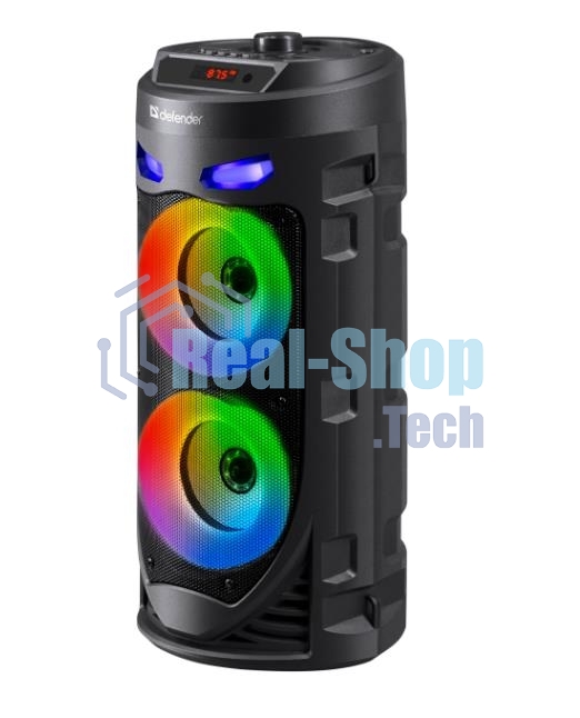 Портативная колонка Defender 16W черный CRASHBOOM