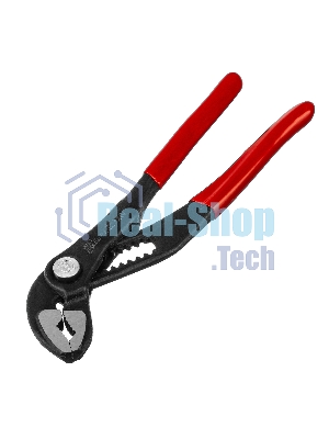 Переставные клещи Matrix 180 мм, кнопочный механизм, хром-ванадий, обливные рукоятки