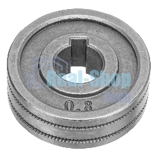 Подающий ролик Denzel зубчатый профиль под флюсовую проволоку 0,8-1мм, 2 шт