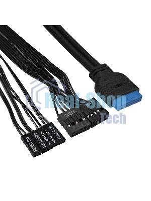 Компьютерный корпус Miditower ExeGate XP-330U-UNS400 (ATX, БП UNS400 с вент. 12см, 2хUSB/2хUSB 3.0, аудио, черный)