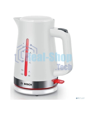 Чайник электрический Bosch TWK4M221 1.7 л, белый корпус: пластик