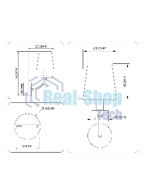 Настенный светильник Ambrella light LH75359 SB/WH бронза/белый E14 max 40W 140*205*350