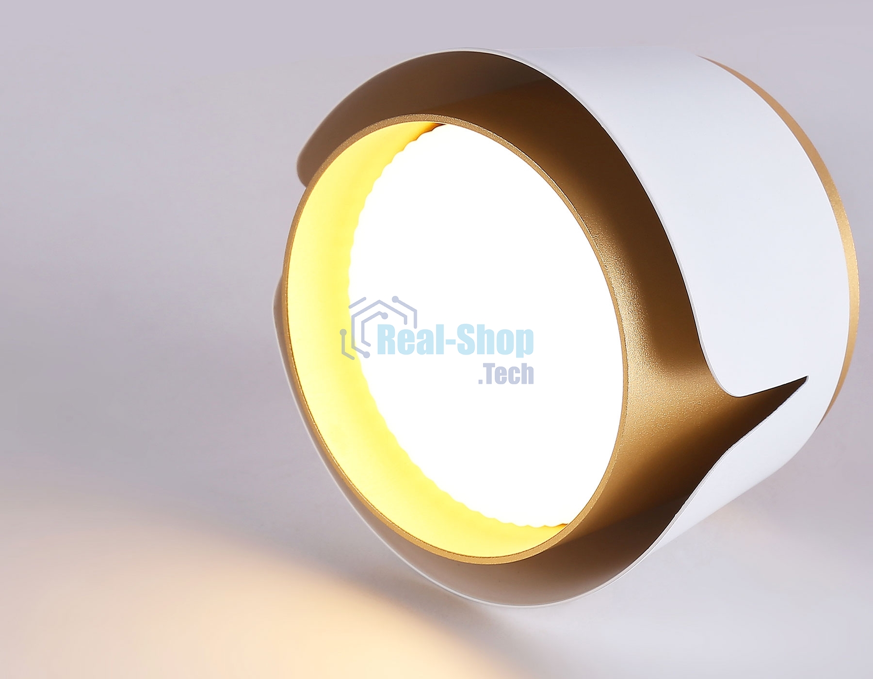 Светильник Ambrella light TN71221 WH/GD белый/золото GX53 D100*66