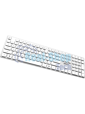 Комплект клавиатура и мышь MSI FORGE K210 W COMBO WHITE RU