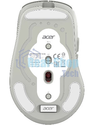 Мышь Acer OMR503 светло-серый оптическая 3200dpi silent беспров. BT/Radio USB 4but (ZL.MCE11.01C)
