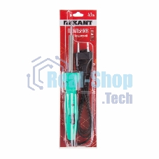 Паяльник Rexant с нагревателем, долговечное жало, 220 В/40 Вт, LED подсветка