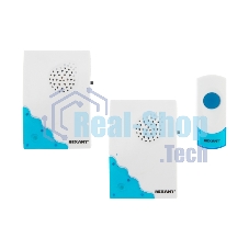 Звонок дверной беспроводной Rexant с двумя вызывными панелями кнопка IP 44 RX-5