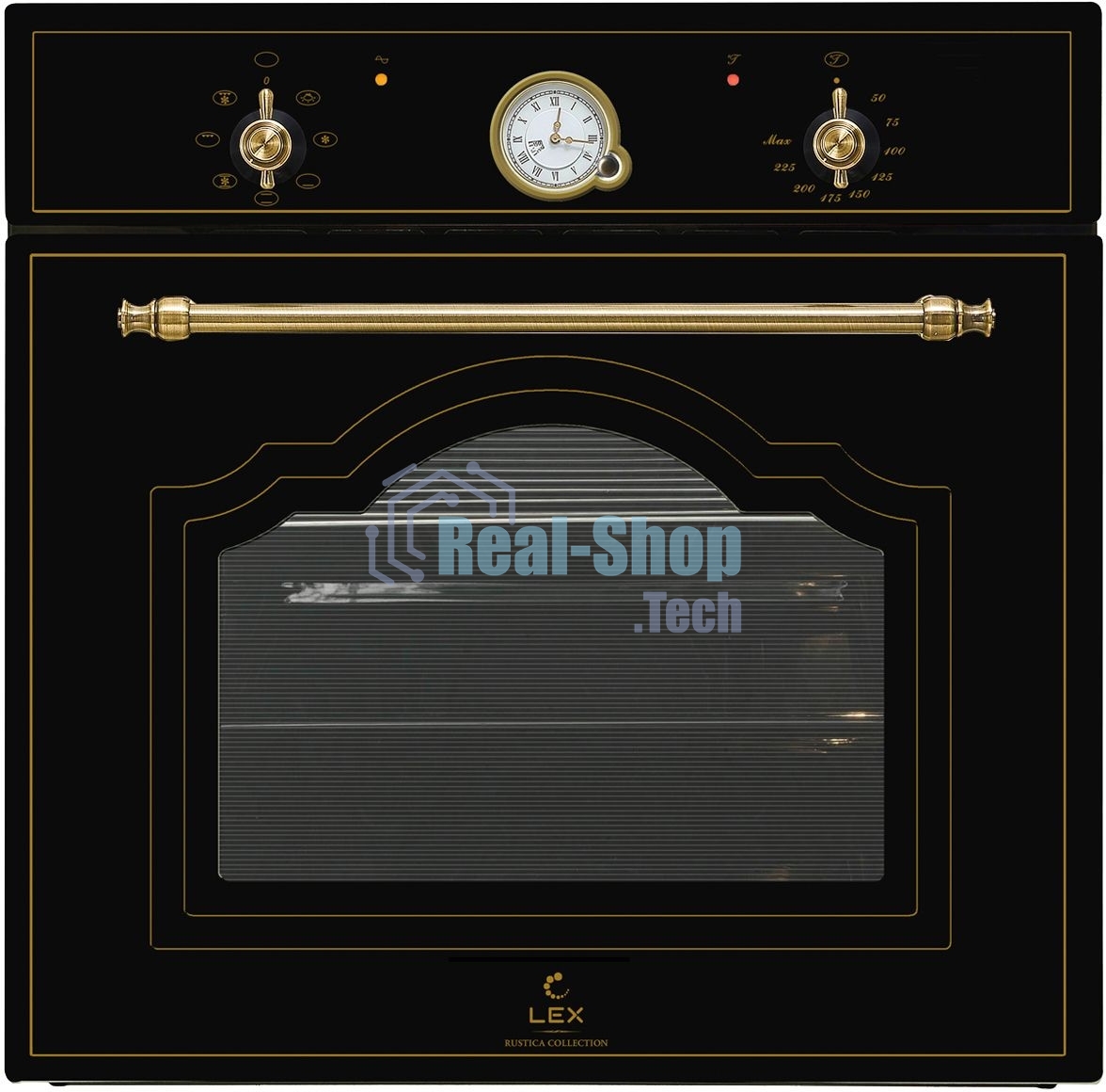 Духовой шкаф Электрический LEX EDM 6070С BL черный, встраиваемый