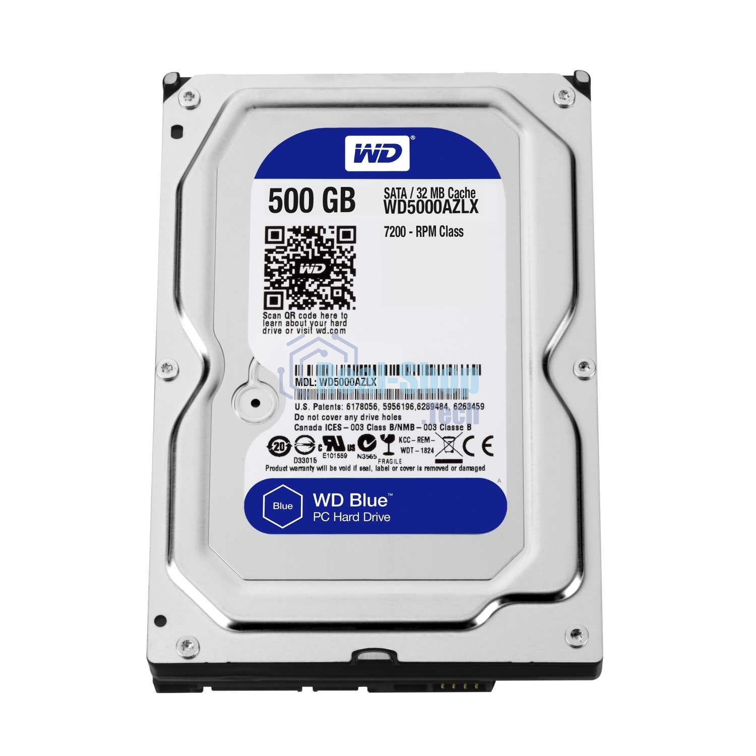 Жесткий диск Western Digital Original SATA-III 500Gb WD5000AZLX Blue (7200rpm) 32Mb 3.5