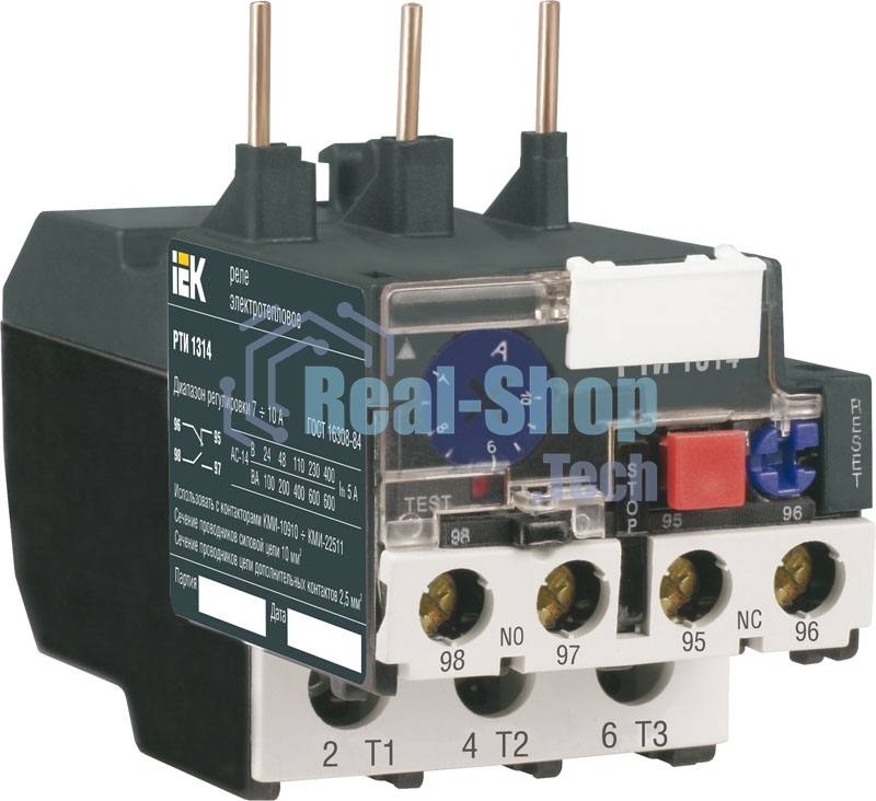 Реле тепловое РТИ 1308 2.5-4А ИЭК DRT10-D025-0004
