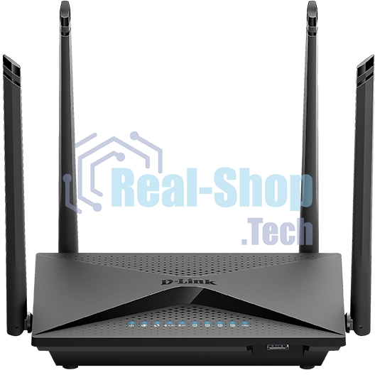Беспроводной двухдиапазонный гигабитный маршрутизатор D-Link DIR-853/URU/R3A AC1300 Wave 2 с поддержкой технологии MU-MIMO, 3G/LTE и USB-портом 3.0