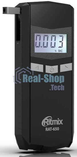 Алкотестер Ritmix RAT-650 электрохимический черный