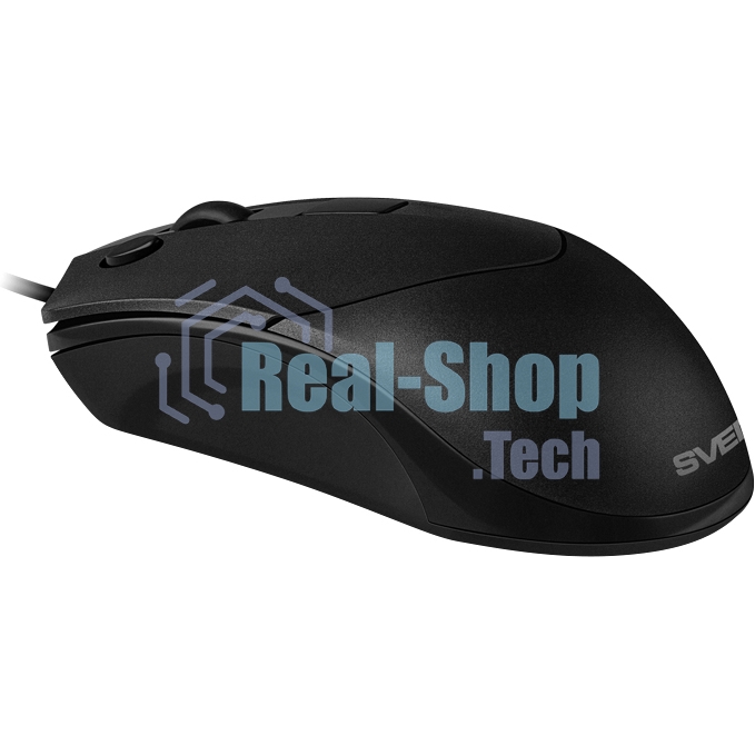 Мышь проводная SVEN RX-100 черный, 4000 dpi, USB, кнопки - 6