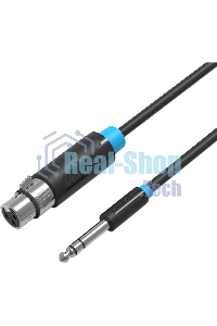 Кабель Vention аудио Jack 6.5 M/XLR F - 1.5м