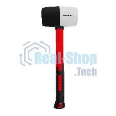 Киянка резиновая Matrix, 910 г, черно-белая резина, фибергласовая рукоятка