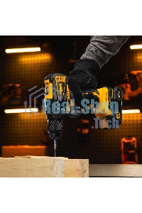 Дрель-шуруповерт аккумуляторная Denzel BLDL-IB-18-0, 18В, Без АКБ и ЗУ