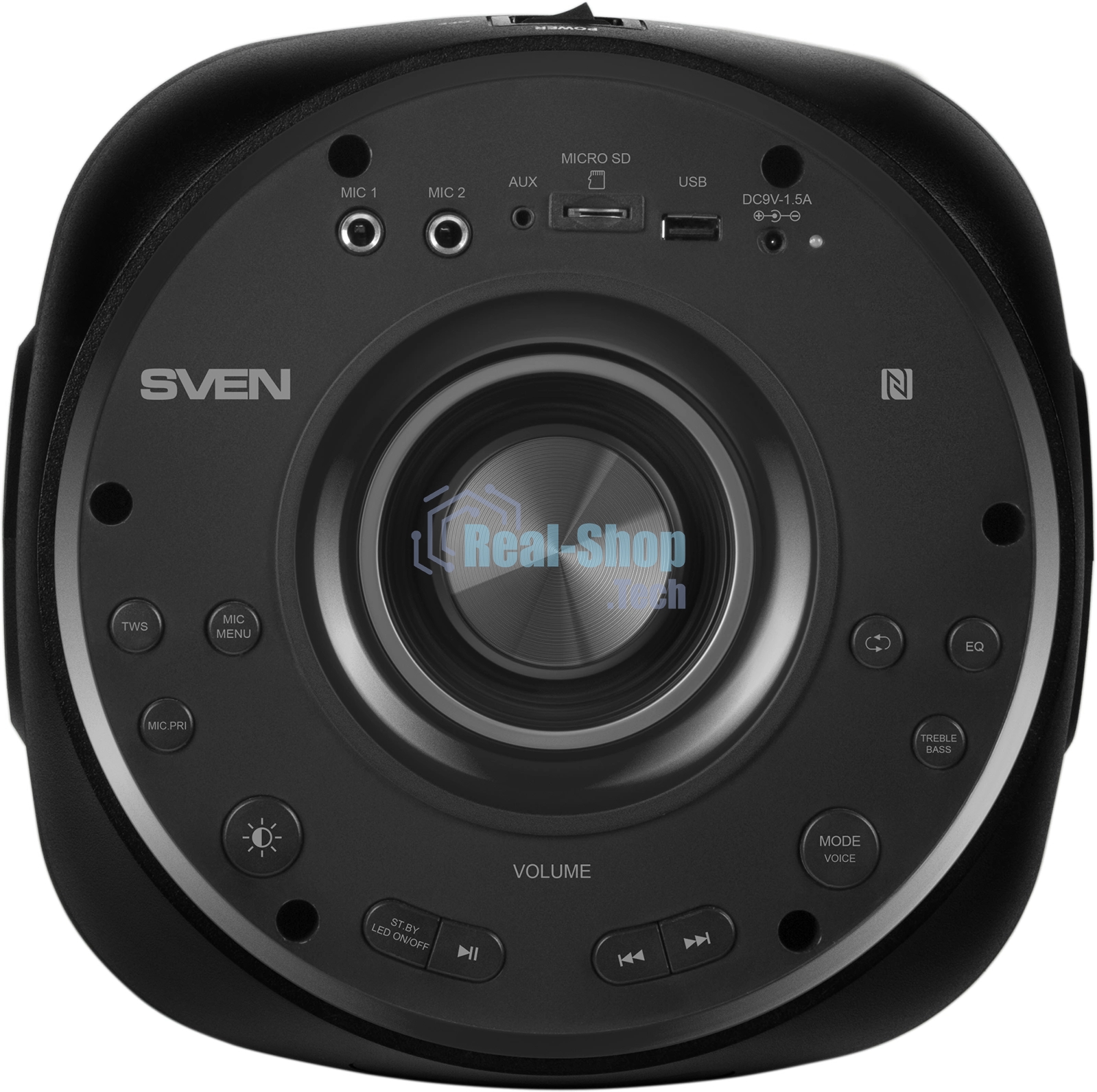 Мобильные колонки Sven PS-770 2.0 черный 2x50W Bluetooth