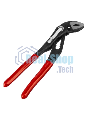 Переставные клещи Matrix 180 мм, кнопочный механизм, хром-ванадий, обливные рукоятки