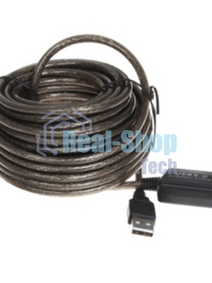 Кабель-удлинитель USB2.0 активный Gembird/Cablexpert UAE-01-10M, AM/AF, 10м