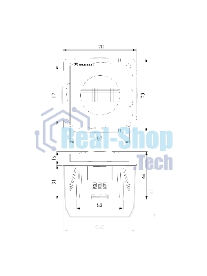Датчик движения Werkel 500 Вт, двухпроводный (черный) W1155108