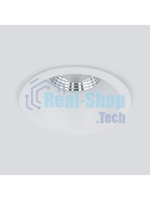 Светильник встраиваемый 7W 4200K WH белый 15266/LED