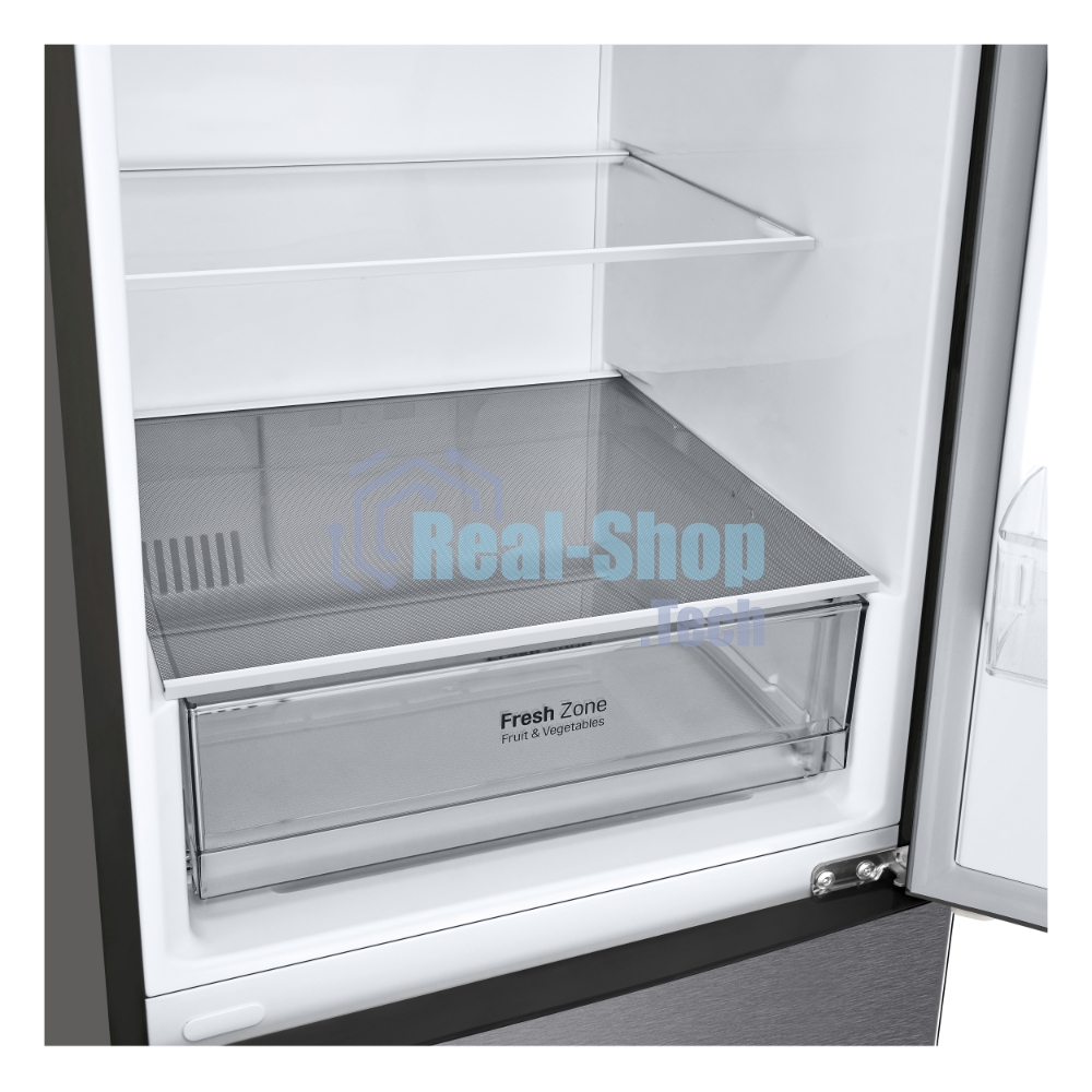 Холодильник LG GA-B509CLCL графитовый двухкамерный 277/107л морозилка снизу, No Frost