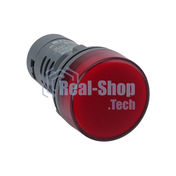 Лампа светосигнальная SB7 d22мм 230В AC красн. моноблочная SE SB7EV04MP