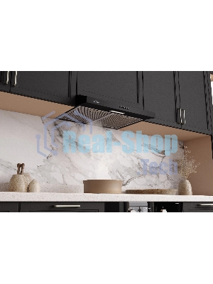 Вытяжка подвесная Elikor Eco ONE 60 BK чёрный, 60 см, 400 м³/ч, 51 дБ