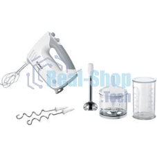 Миксер ручной Bosch MFQ36480 450Вт белый/серый