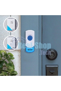 Звонок дверной беспроводной Rexant с двумя вызывными панелями кнопка IP 44 RX-5