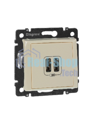 Розетка 2-ая USB 774170 Legrand Valena Сл. кость