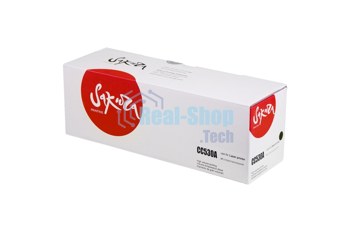 Картридж лазерный Sakura CC530A для HPColor LaserJet CM2320fxiMFP/CM2320nMFP/ CM2320nfMFP/CP2025/CP2025n/CP2025dn/CP2025, черный, 3500 к.